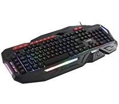 Resim Turbox BladeDancer TR-GK103 USB Gaming Standart Rainbow Aydınlatma Siyah Q Kablolu Klavye 