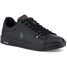 Resim U.s Polo Assn. Franco Büyük Numara Sneaker Ayakkabı Ckr00668 Siyah 