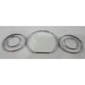 Resim NOS Mercedes W140 Gösterge Krom Halkası, W140 Gösterge Çerçevesi W140 Gösterge Halkası 