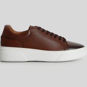 Resim Lufian 111230187 Tommy Casual Deri Erkek Sneaker Ayakkabı Taba 