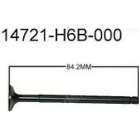 Resim Sym Vs 150 Egzost Sübapı / Adet Fiyatıdır. 14721-h6b-000 