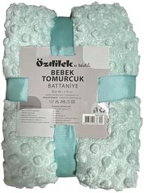 Resim Özdilek Bebek Tomurcuk Battaniyesi Mint Yeşil 