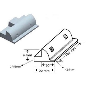 Resim 2K Abs Solar Orta Kenar Güneş Paneli Montaj Braketi 