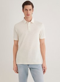 Resim Ecru Polo Shirt - Ecru / L 