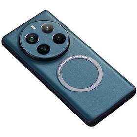 Resim İçin Realme 12 Pro 5g/12 Pro Plus 5g Telefon Kılıfı Pu Deri+tpu Kabuk Magsafe İle Uyumlu 