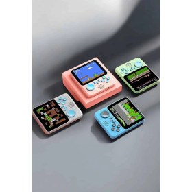 Resim Prativas Mini Atari El Atarisi 3.5 Inç Ekran Çift Konsol 666 Adet Oyun Gameboy El Atarisi 