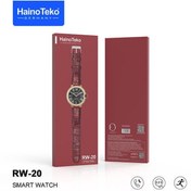 Resim LEERFEI Haino Teko RW-20 Taşlı Çerçeve Deri Kordon Akıllı Saat 