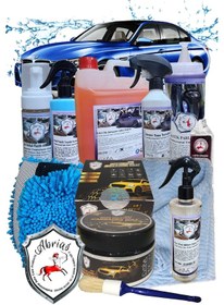 Resim Abrias Oto Motorsiklet Bakım Ve Temizlik Seti 11 Parça Özel Seril 