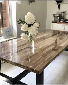 Resim Şeffaf Kalın Masa Örtüsü 1.4mm Örtü Koruyucu Çok Renkli 