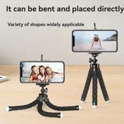 Resim ALANDA Ayarlanabilir Ahtapot Tripod Bağlantısı ve 8 Esnek Kollu Telefon Kamerası Tutucu - Taşınabilir Elde Sabitleyici Vloglama, Selfi, Dış Mekan Fotoğrafçılığı için - Akıllı Telefonlar & DSLR Kameralar ile Uyumlu, Selfi Çubuğu | Çok Yönlü Konumlandırma | Güvenilir Kararlılık 