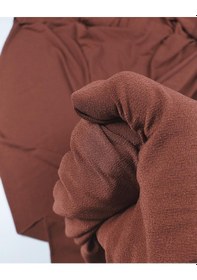 Resim Kızıl Kahve Renkte Jarse Kumaş En 150 Cm X Boy 275 Cm -10018 10 