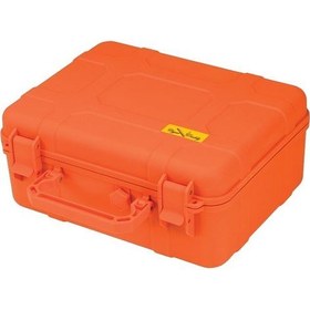 Resim Cigar Caddy 40 Turuncu Travel Humidor Puro Kutusu 