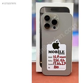 Resim Apple iPhone 16 Pro Max İkinci El TR | 256 GB | Çöl Titanyum 