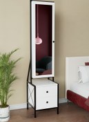 Resim Victor Vallery 120*35 Cm White Takı Ve Aksesuar Dolabı 
