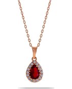 Resim Lal Rose Gümüş Mini Damla Kolye 7041 472059543 