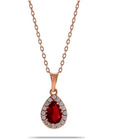 Resim Lal Rose Gümüş Mini Damla Kolye 7041 472059543 