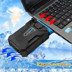 Resim Triline Yeni Nesil Notebook Soğutucu Vakumlu Fan Ayarlı 
