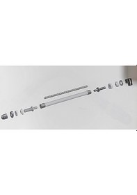 Resim Yapıtaşı Yt122 Uzun Asma Klozet Esnek Taharet Çubuğu Dirsekli20cm Krom 