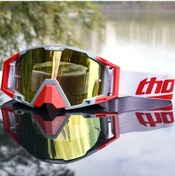 Resim Willowhaven 05 Erkek Thor Esintili Kayak Gözlüğü - Hafif Tam Çerçeve Geniş Görüş Alanı Kırmızı Altın Aksan Karlı Sporlar 