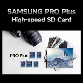 Resim Pazly Samsung Uyumlu Pro Plus 64gb Sd Kart - U3 V30, 100mb/sn Okuma, Uhs-ı, Kamera Bellek Kartı 