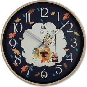 Resim Klik Slim Bilge Çocuk Duvar Saati Krem 