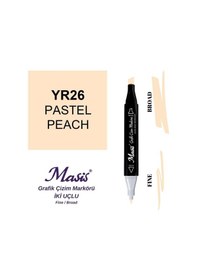 Resim Twin Çift Uçlu Marker Kalemi 26 Pastel Peach 
