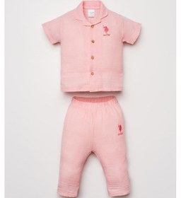 Resim U.S. Polo Assn. U.s. Polo Assn Kız Bebek Takım Pudra-2293 Pudra 