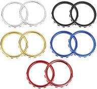 Resim Limentea 2 x Thumbstick Accent Rings Replacement Parts for Xbox ONE Elite Controller Replacement (Red) 