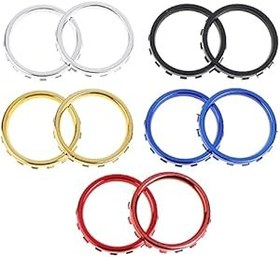 Resim Limentea 2 x Thumbstick Accent Rings Replacement Parts for Xbox ONE Elite Controller Replacement (Red) 