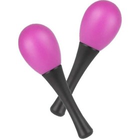 Resim Midex Orf-mrc-06pl Örf Aletleri Mor Marakas Plastik Maracas 2 Adet Çift 