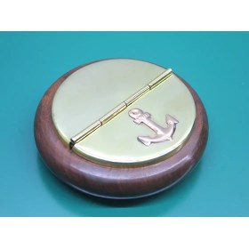 Resim Ahşap Pirinç Çapalı Küllük 