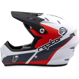 Resim Raptor - Full Face Kask Rebel - L Beden Ks05-d Beyaz - Kırmızı 