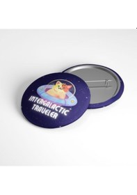 Resim Intergalactic Traveler - 58mm Rozet Çok Renkli 