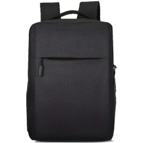 Resim Sunshine022 Siyah 16 Inç Uçuş Onaylı Laptop Sırt Çantası Bagaj Kollu Dayanıklı Seyahat Sırt Çantası Diğer 