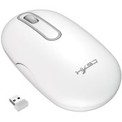 Resim Hxsj T15 2.4g Kablosuz Şarjlı Fare Otomatik Uyku Kablosuz Sessiz Ofis Faresi Ayarlanabilir Dpı Beyaz T15 