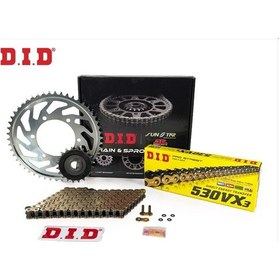 Resim Zincir Dişli Seti Suzukı Hayabusa Gsx-r 1300 1300 Cc 2023-2024 / Suzukı / Hayabusa Gsx-r 1300 / 1300cc / Zincir: Dıd-530vx3 Gold -118/ Ön-arka Dişli: Jt 18t-43t / 2023-2024 1.Resim 
