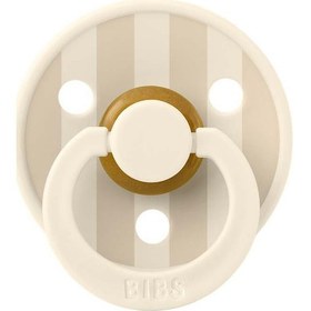 Resim Bibs Colour Studio Kauçuk Emzik Block Ivory Vanilla No:2 Bej 
