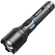 Resim Geeroyoo P50 Led Güçlü Işık Feneri, Type-c Şarj Edilebilir, Usb, Çift Anahtar, Elektrik Göstergesi, 18650 Pil, Suya Dayanıklı, Yakın-uzak Zoom 