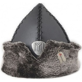 Resim Börk, Kalpak, Geleneksel Kayı Alp Şapkası, Siyah - 2006 Diğer 