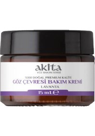 Resim Akita Lavanta Özlü Doğal Göz Altı Bakım Kremi 15 ML 