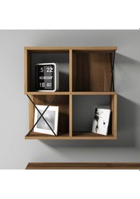 Resim Variant Variant Extra Duvar Rafı - Ceviz 