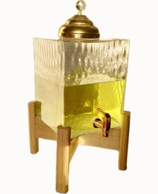 Resim Cam Sebil, Şerbetlik, Limonatalık 8,5 Lt. Şeffaf 