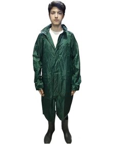 Resim Uzun Kollu Yeşil Yağmurluk 2XL Yeşil 