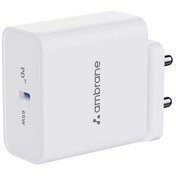 Resim Ambrane RAAP H65 65 Watts Power Charger with Multi-layer Chipset Protection (White) 