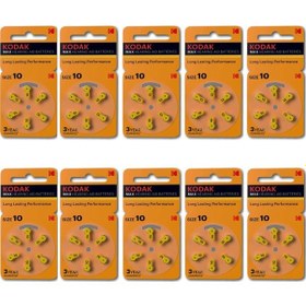 Resim Kodak Max 10 Numara 1.45V İşitme Cihazı Pili 6 x 10'lu 