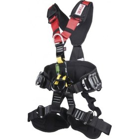 Resim Fixe Challenger V2 Full Body Harness Red-Black-Yellow Çok Renkli 