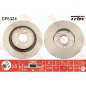 Resim Trw Df6324 Fren Diski Arka Avensis 08- Düz 290mm 