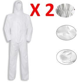 Resim LEMUR TİCARET Lamineli Boyacı Tulumu 56 Gr/m2 - Xl ( 2 Adet) 