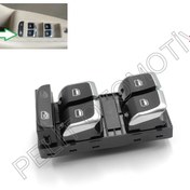 Resim PELİTOTOMOTİV Audi A5 (2008-2011) Sol Dörtlü Cam Açma Düğmesi 8k0959851f 