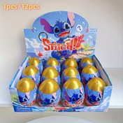 Resim 1 adet/12 adet Disney Stitch PVC Heykelciği - Sevimli Karikatür Tasarımı, İç/Dış Mekan Dekoru için Dayanıklı, Hayranlar için Anahtarlık ve Parti Hediyesi, Ev Ofis Masa Süsü, Canlı Renkler, Eğlenceli Tasarım, Parlak Dokusu, Detaylı İşçilik 